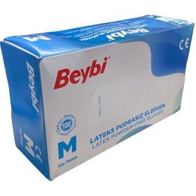 Beybi Lateks 100'lük Kutu Pudrasız Eldiven