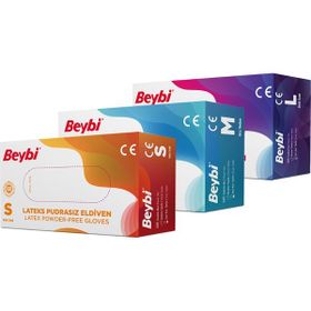 Beybi Lateks 100'lük Kutu Pudrasız Eldiven