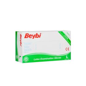 Beybi Latex Large 100 Adet Pudralı Muayene Eldiveni