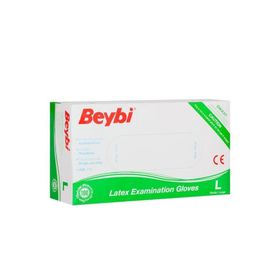 Beybi Latex Large 100 Adet Pudralı Muayene Eldiveni