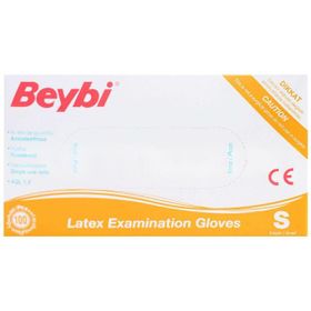 Beybi Latex Small 100 Adet Pudralı Muayene Eldiveni