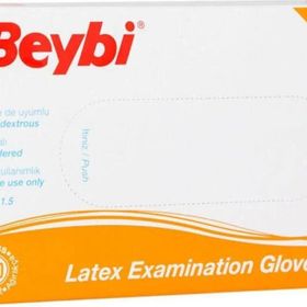 Beybi Latex Small 100 Adet Pudralı Muayene Eldiveni
