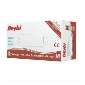 Beybi M 20 Kutu Pudrasız Lateks Muayene Eldiveni
