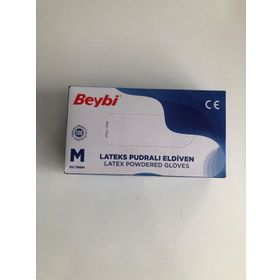 Beybi Medium 100'lü Lateks Pudralı Eldiven