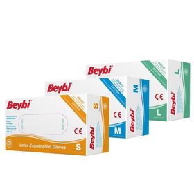 Beybi Medium 100'lü Lateks Pudralı Eldiven