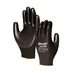 Beybi Nitril Poly PL9 12’li Paket 10 Kırmızı Siyah İş Eldiveni