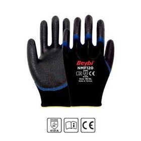 Beybi NMF120 Mikro Köpük Nitril Kaplı Polyester Örgü Eldiven