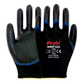 Beybi NMF120 No 9 Mikro Köpük Nitril Kaplı Polyester Örgü Eldiven