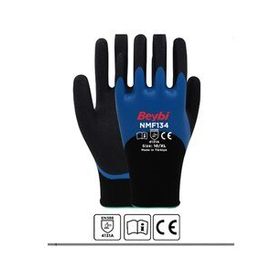 Beybi NMF134 9 Beden 12'li Double Mikro Köpük 3-4 Nitril Kaplı Polyester Örgü Eldiven