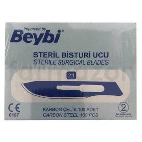 Beybi No:21 100 Adet Steril Bistüri Ucu