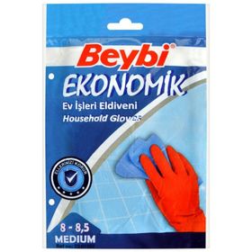 Beybi No:8.5 25'li Ekonomik Bulaşık Eldiveni