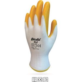 Beybi No:9 PN7 Sarı Nitril Eldiven