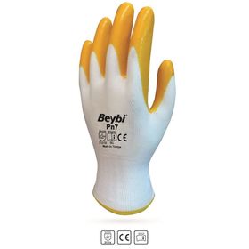 Beybi No:9 PN7 Sarı Nitril Eldiven