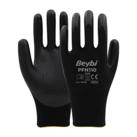 Beybi PFN110 Polyester Örgü Üzeri ½ Köpük Nitril Kaplı Eldiven