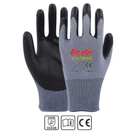 Beybi PFN110 Polyester Örgü Üzeri ½ Köpük Nitril Kaplı Eldiven