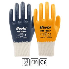 Beybi PFN110 Polyester Örgü Üzeri ½ Köpük Nitril Kaplı Eldiven