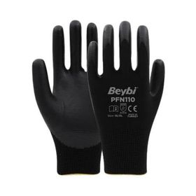 Beybi PFN110 Polyester Örgü Üzeri ½ Köpük Nitril Kaplı Eldiven