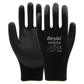 Beybi PFN110 Polyester Örgü Üzeri ½ Köpük Nitril Kaplı Eldiven