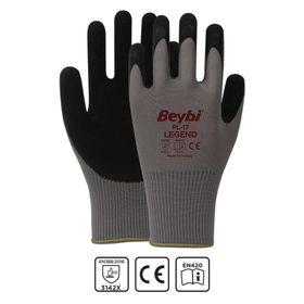 Beybi PL-17 Legend Polyester Örme Lateks Eldiven
