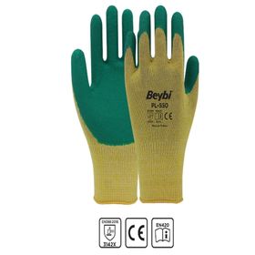 Beybi PL550 Polyester Örme Lateks Eldiven