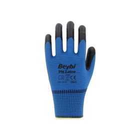 Beybi Pn Zebra 12 Çift Mavi Nitril İş Eldiveni