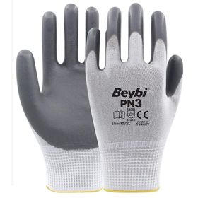 Beybi PN3 Gri Nitril Eldiven