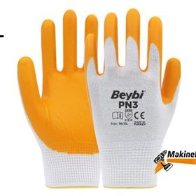 Beybi Pn3 No: 9 Polyester Örme Nitril İş Eldiveni