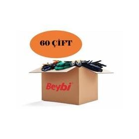 Beybi PN5 10 Beden 60 Çift Nitril Sarı İş Eldiveni