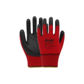 Beybi PN5 Kırmızı-Siyah Nitril Eldiven