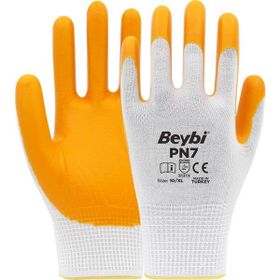 Beybi Pn7 12 Adet Otomotiv Montaj Tarım Sanayi Inşaat Nitril İş Eldiven