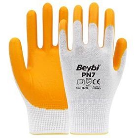 Beybi PN7 Nitril Sarı İş Eldiveni 10 Beden 288 Çift