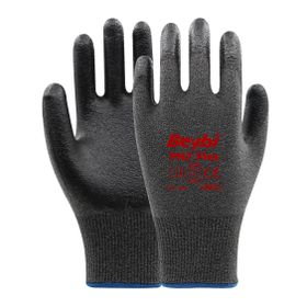 Beybi PN7 No: 10 Koli 288 Çift Siyah Polyester Örme Nitril Eldiven