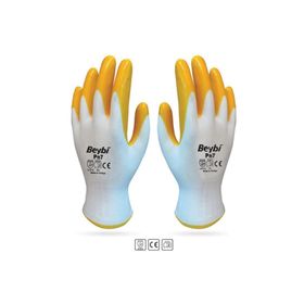Beybi PN7 No:10 Sarı Nitril İnşaat Eldiveni