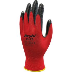 Beybi PN75 Kırmızı Nitril Eldiven