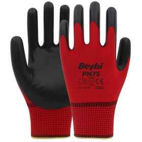 Beybi PN75 Kırmızı Nitril Eldiven