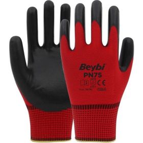 Beybi PN75 Kırmızı Nitril Eldiven