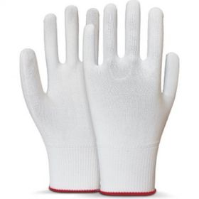 Beybi Polyester Örgülü Beyaz 10 Beden Kasiyer Eldiveni