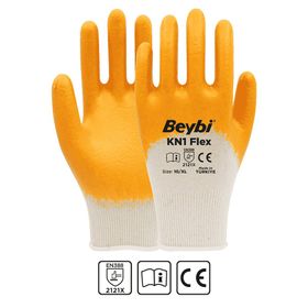 Beybi PU SLIM No:8 Koli Poliüretan Kaplı Polyester Örme Eldiven