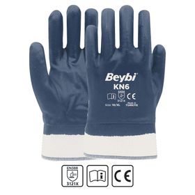 Beybi PU SLIM No:9 Çift Poliüretan Kaplı Polyester Örme Eldiven