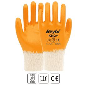 Beybi PU SLIM No:9 Çift Poliüretan Kaplı Polyester Örme Eldiven