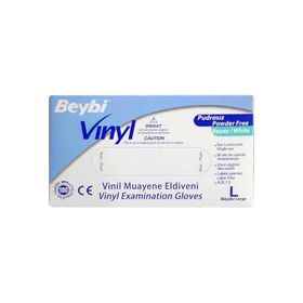 Beybi Pudrasız Büyük L 100'lü Muayene Eldiveni