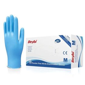 Beybi Pudrasız Nitril M Beden 100'lü Muayene Eldiveni