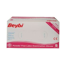 Beybi Pudrasız Small 100'lü Latex Muayene Eldiveni