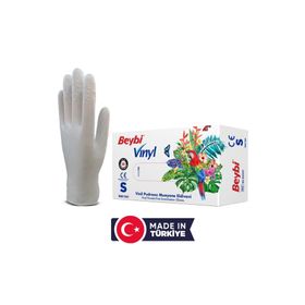 Beybi Pudrasız Small 100'lü Latex Muayene Eldiveni