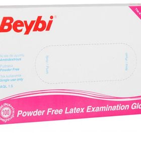 Beybi S 100 Adet Pudrasız Lateks Muayene Eldiveni