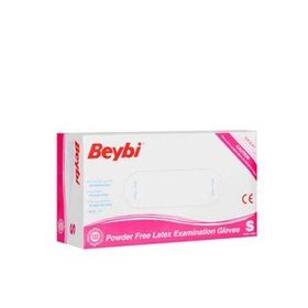 Beybi S 100 Adet Pudrasız Lateks Muayene Eldiveni