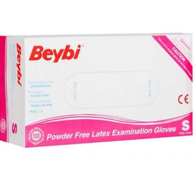 Beybi S 20 Kutu Pudrasız Lateks Muayene Eldiveni
