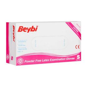 Beybi S 20 Kutu Pudrasız Lateks Muayene Eldiveni