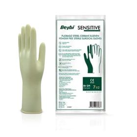 Beybi Sensitive No:7,5 Pudrasız Steril Cerrahi Eldiven