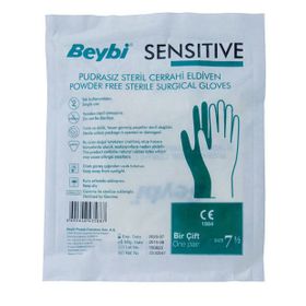 Beybi Sensitive No:8 Pudrasız Steril Cerrahi Eldiven